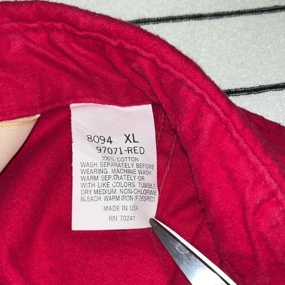 VINTAGE RedHead USA Made Long Sleeve Button Down Shirt Size XL - Picture 4 of 10